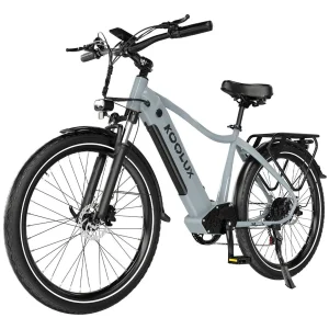 KOOLUX E-Bike Elektrofahrrad, 65-90 km Reichweite, 27,5 Zoll, 7-Gang Shimano
