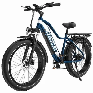 ECORUSH E-Bike R1, 250W Motor, 48V 13Ah Akku, 100 km Reichweite