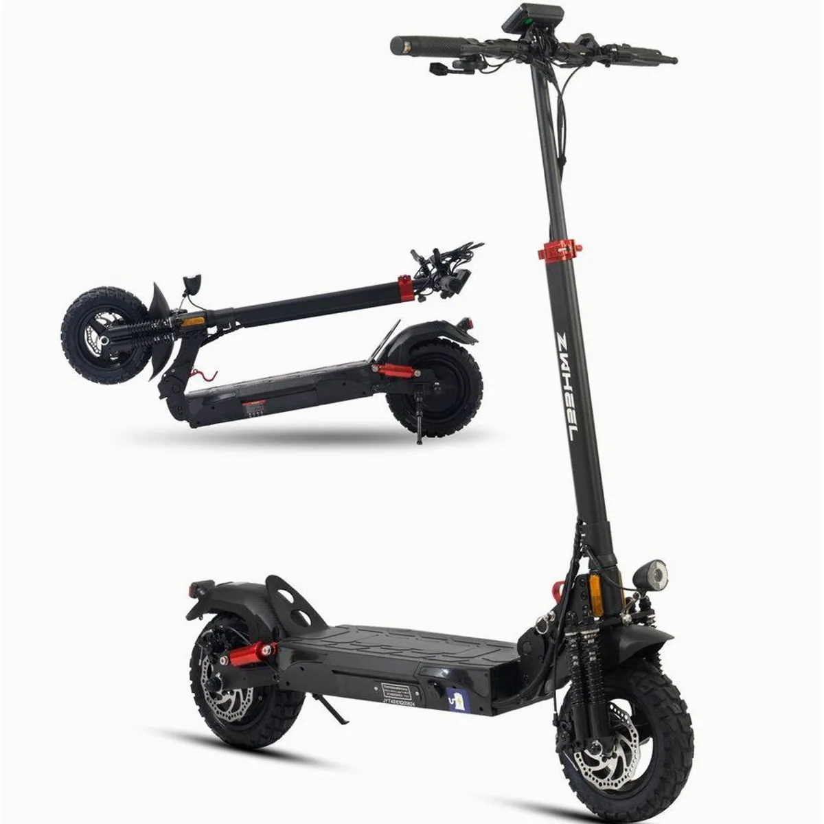 Leawin E-Scooter T4, klappbar, 60 km Reichweite, 500W Motor