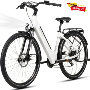 SAXXX E-Bike Cityrad 28 Zoll, 250W Heckmotor, 468Wh Akku — Komfort, Sicherheit, Vielseitigkeit