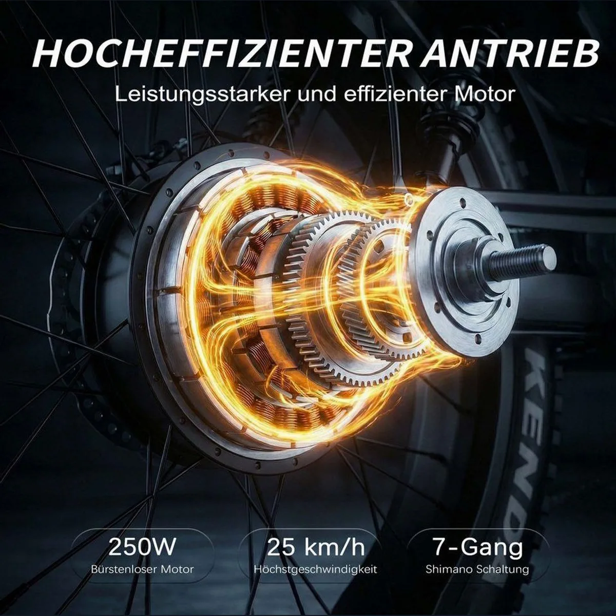 Vankel MX10 E-Bike Cityrad, 250W Motor, 100 km Reichweite — изображение 2