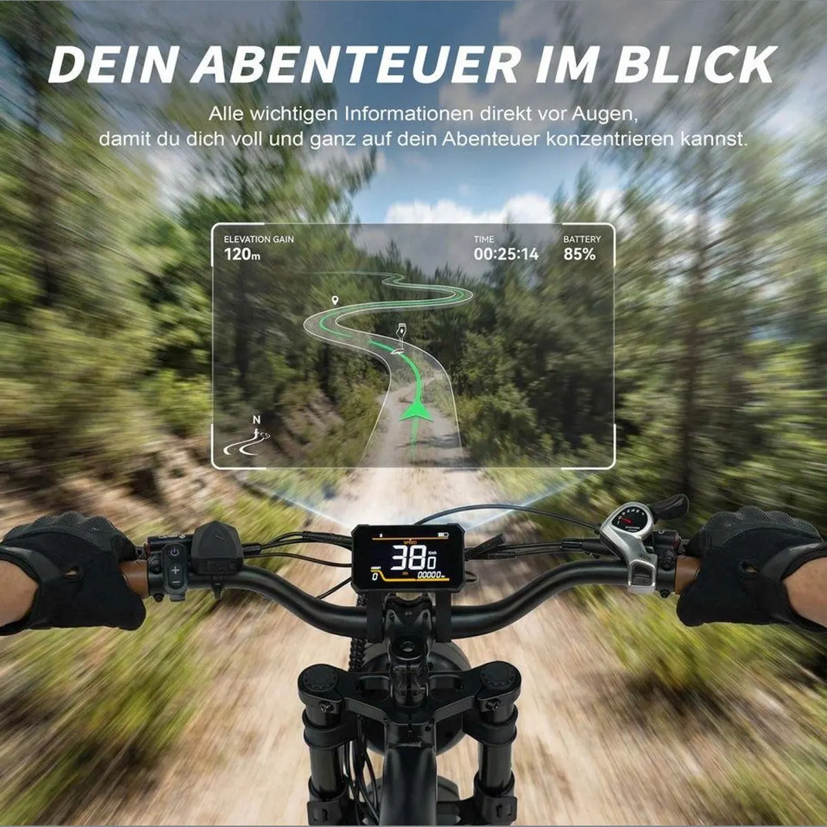 Vankel MX10 E-Bike Cityrad, 250W Motor, 100 km Reichweite — изображение 4