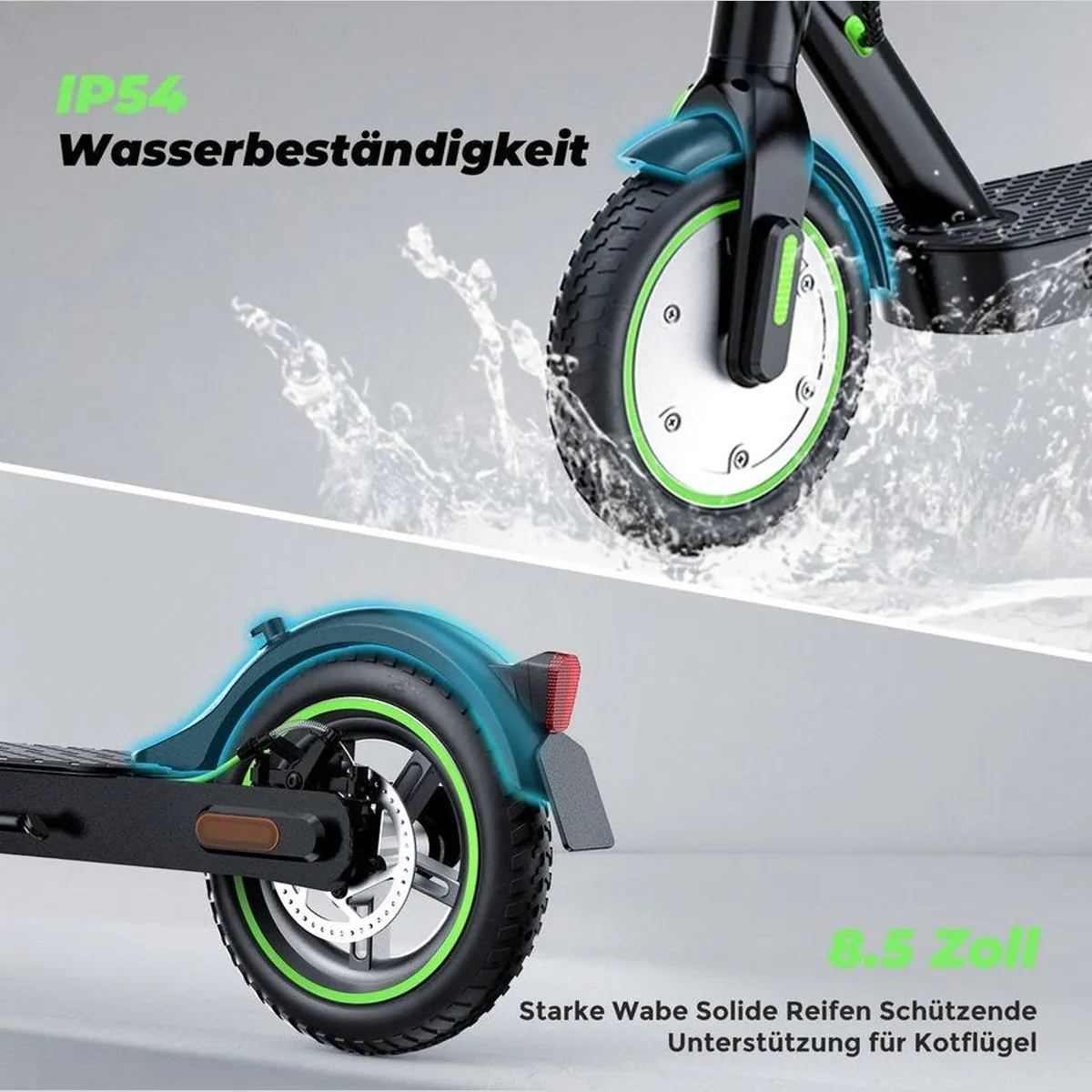 iSinwheel E-Scooter, Straßenzulassung, 400W Motor, 30 km Reichweite — изображение 5