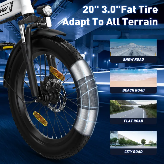 COLORWAY E-Bike 20×3,0 Fat Tire – Bild 4
