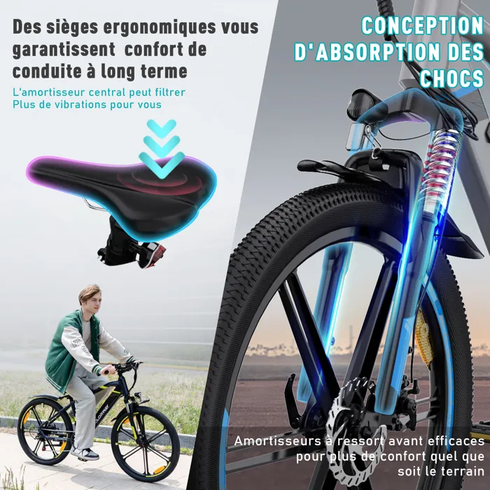COLORWAY Elektrofahrrad 26” — изображение 4