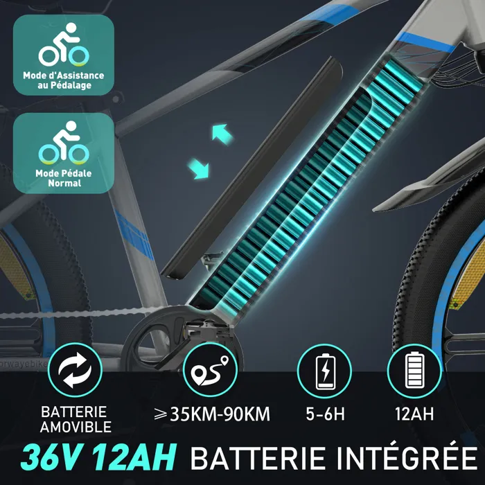 COLORWAY Elektrofahrrad 26” — изображение 3