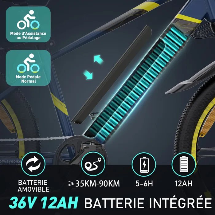 COLORWAY Elektrofahrrad 26 — изображение 3