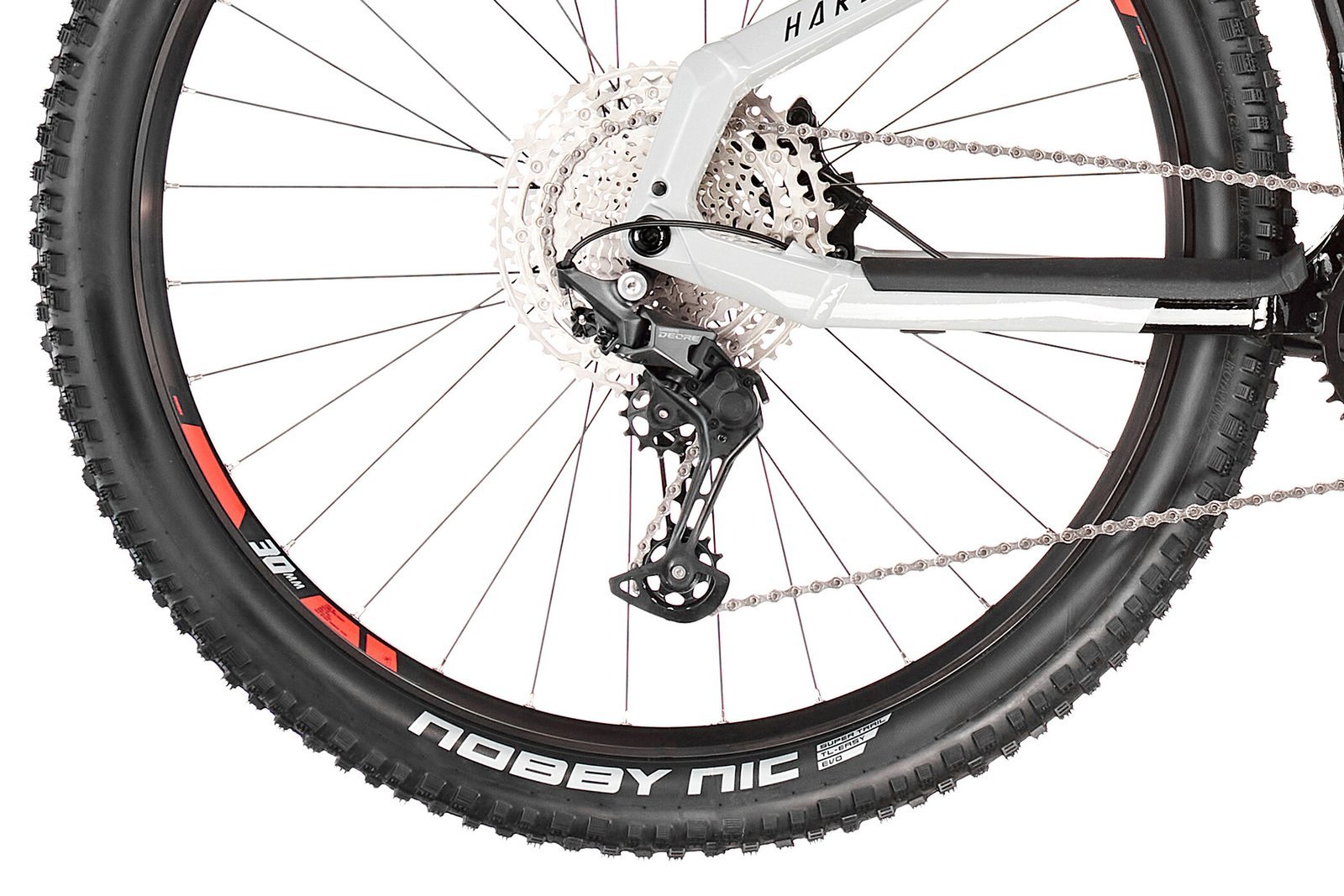 HAIBIKE HARDNINE 9 29″ E-Mountainbike Grau/Schwarz 2022 — изображение 7