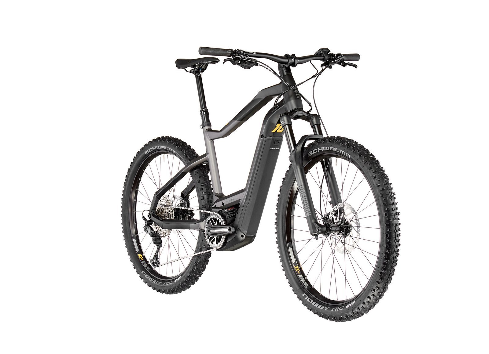 HAIBIKE HARDSEVEN 10 E-Mountainbike 27,5″ Schwarz/Grau 2022 — изображение 2