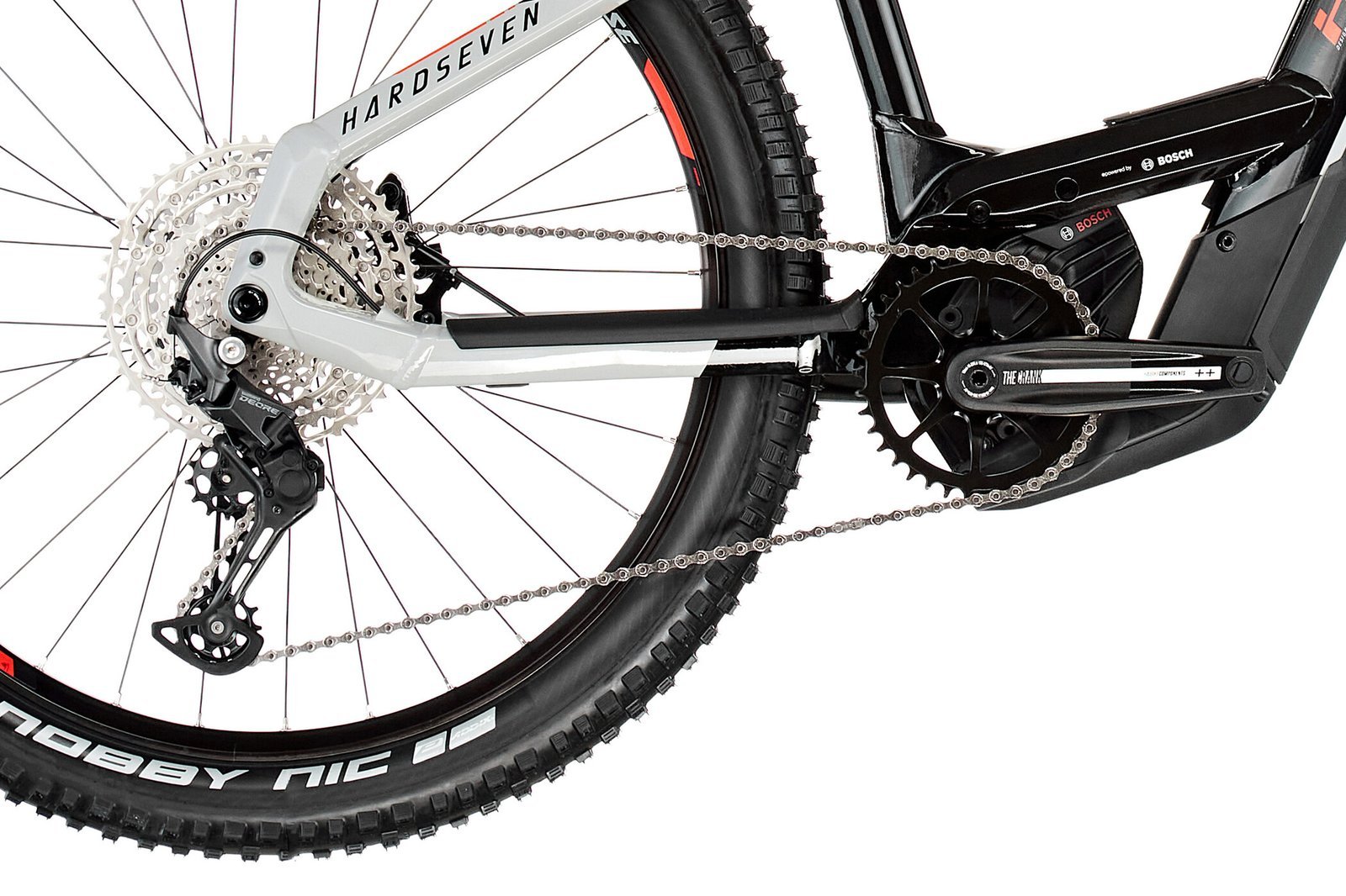 HAIBIKE HARDSEVEN 9 27,5″ E-Mountainbike Grau/Schwarz 2022 — изображение 6