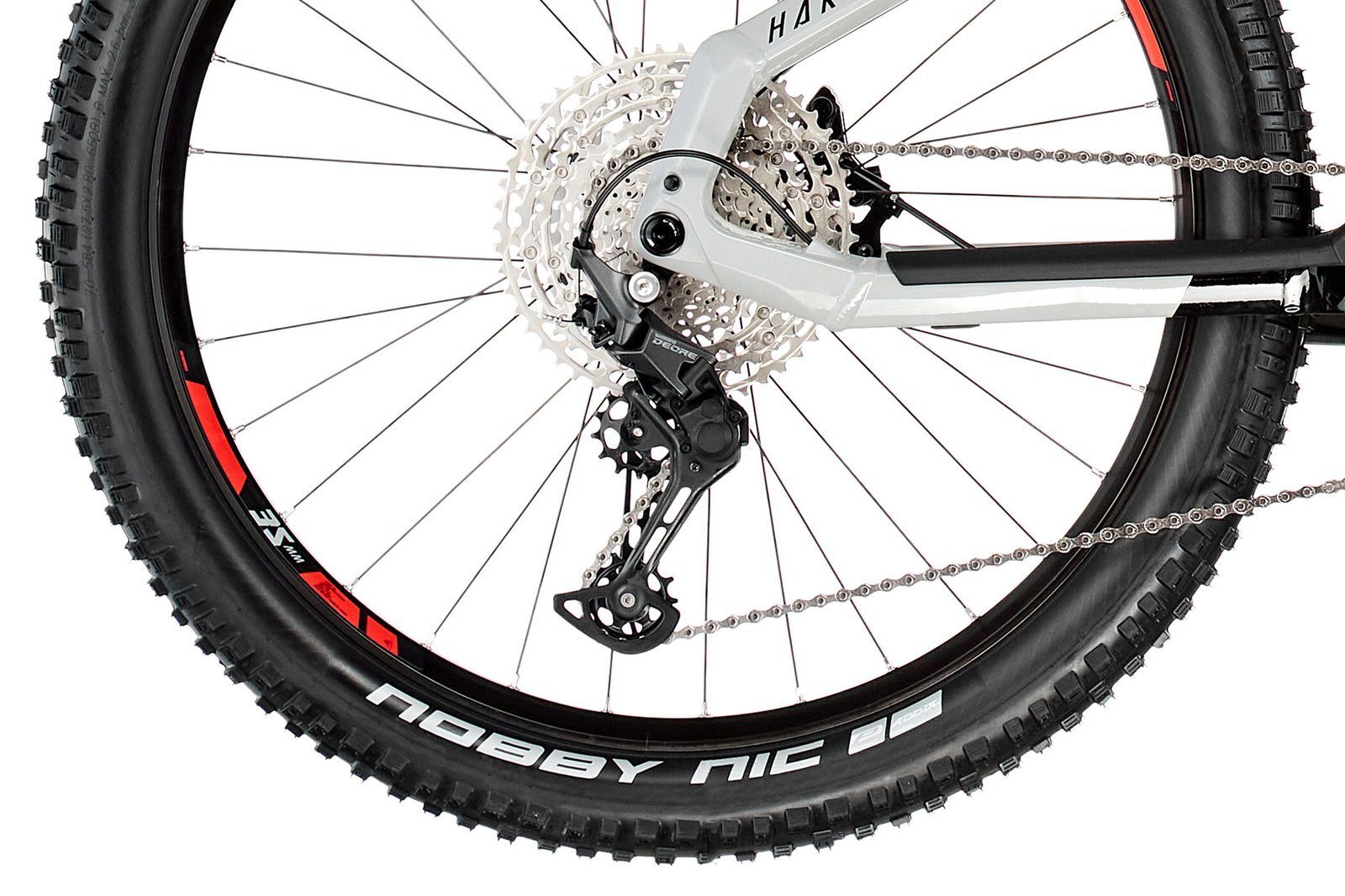 HAIBIKE HARDSEVEN 9 27,5″ E-Mountainbike Grau/Schwarz 2022 — изображение 7